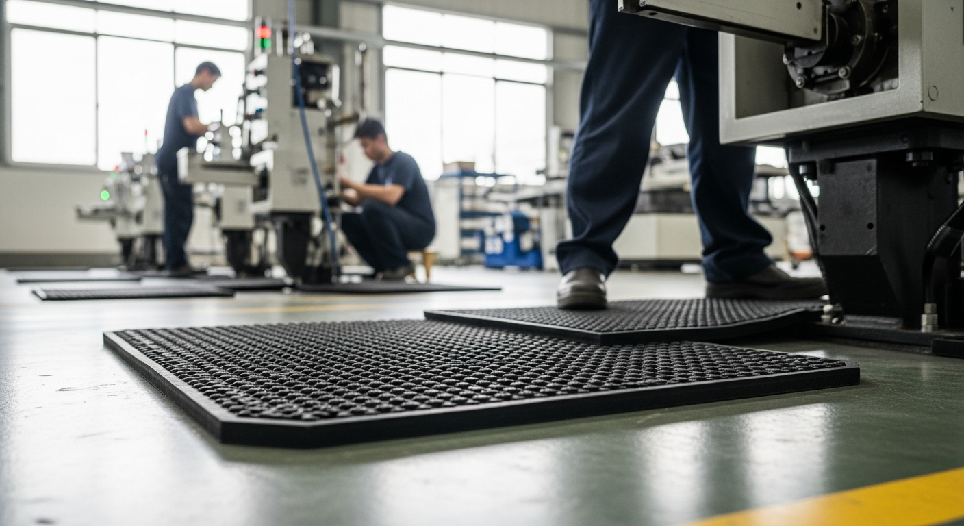 tappetini antivibranti per proteggere i lavoratori dalle vibrazioni