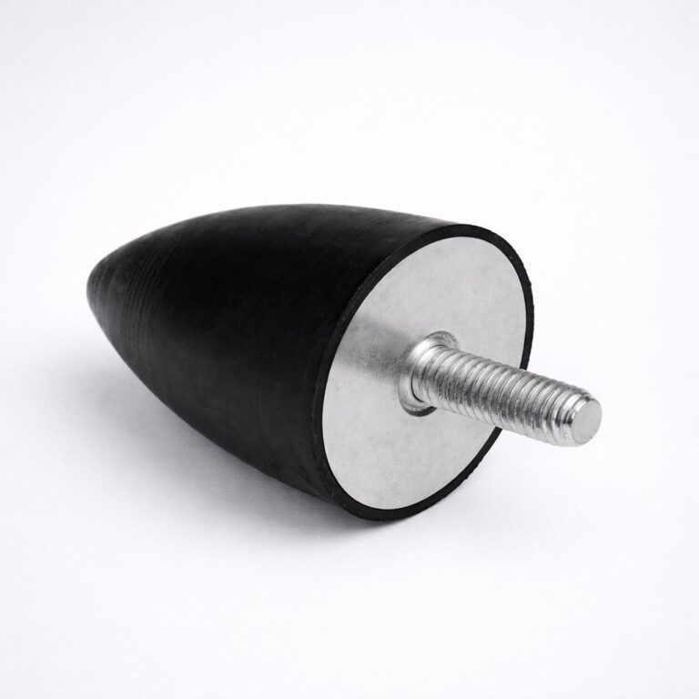 TIPO PPM: antivibrante cilindrico piede parabolico maschio