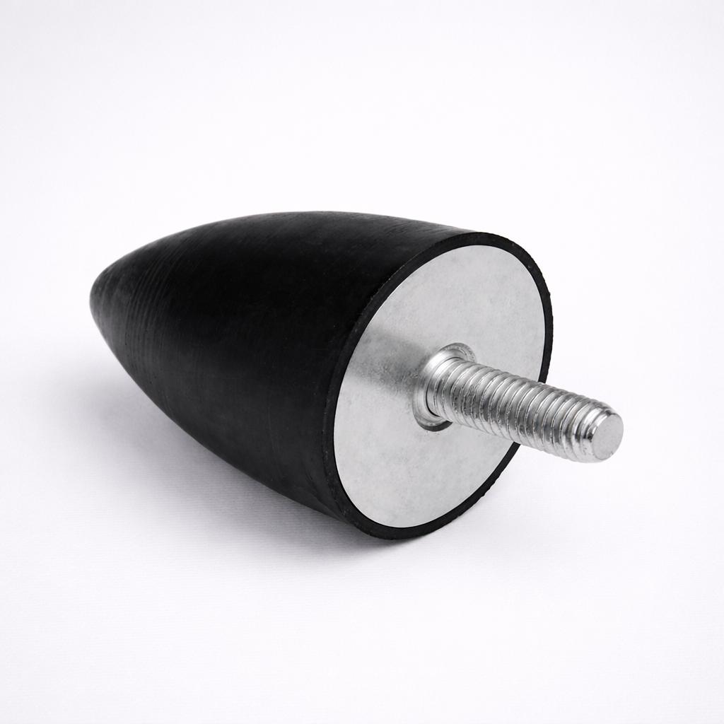 PPM antivibrante cilindrico piede parabolico maschio