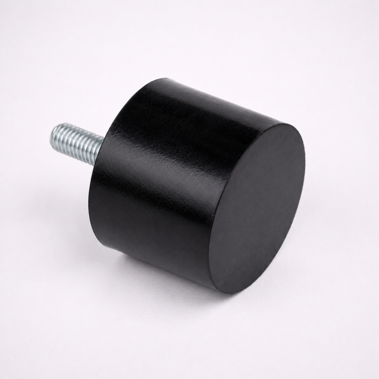 TIPO PM SILICONE: antivibrante cilindrico piede maschio
