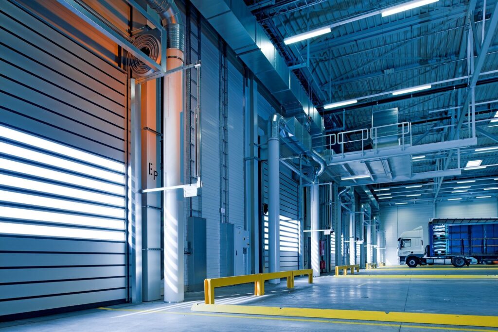 Supporti antivibranti per portoni industriali
